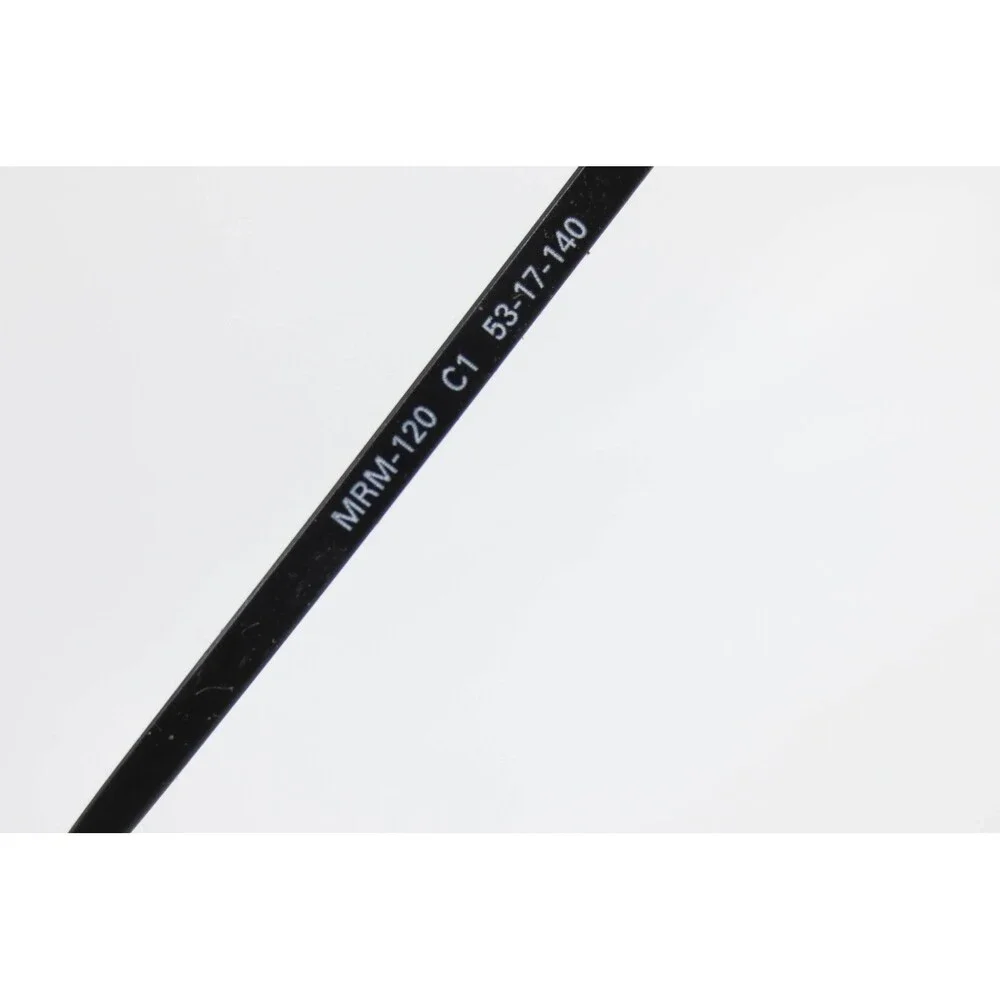 Michael Ryen Europa MRM-120 C1 Black Semi Rimless Eyeglass Frames 53-17-140